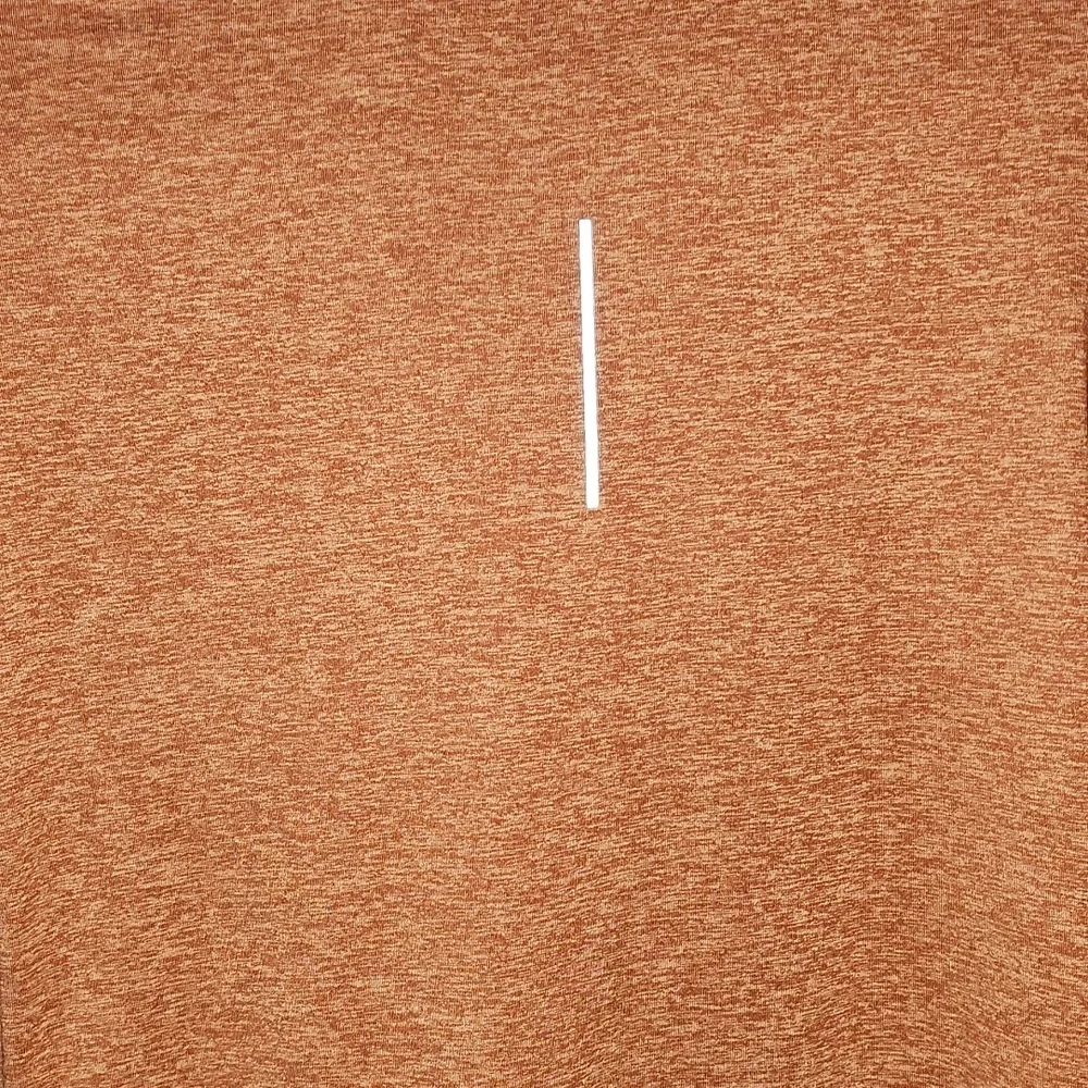 NIKE Running Long Sleeve Half Zip!! Dri Fit Sz XS. Rusty Orange!!